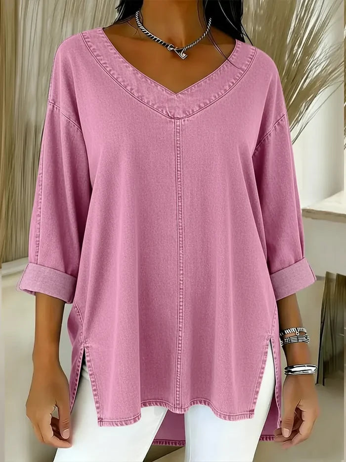 Salia™ | Stylish Denim Top