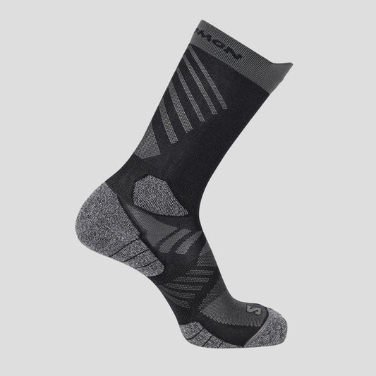 Salomon Aero Crew Socks - Black/Castlerock