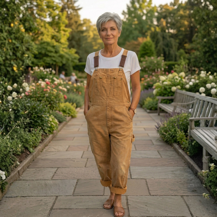 SAYLOR | Relaxed Fit soft Cotton feel Overalls