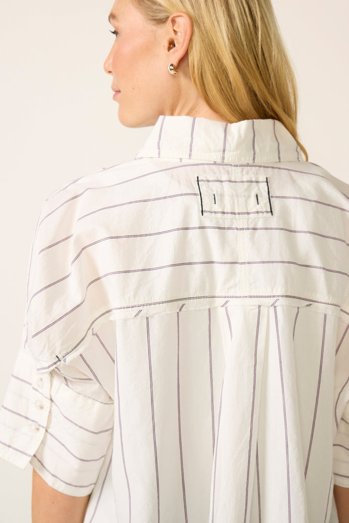 Seaside Cotton Stripe Shirt