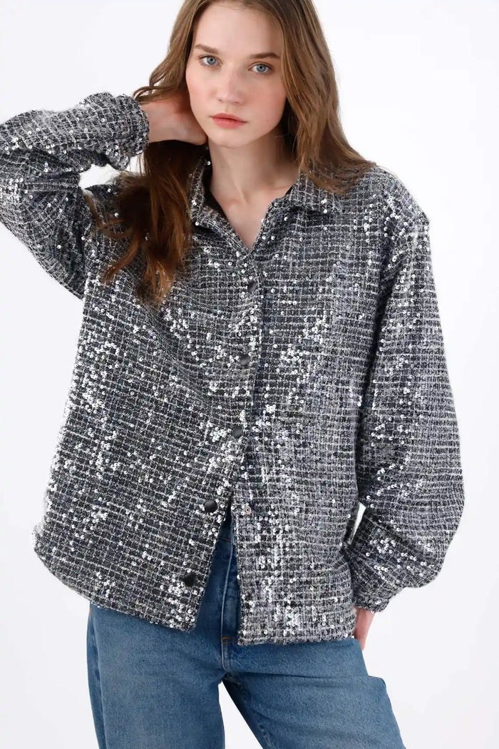 Sequined Jacket for Women