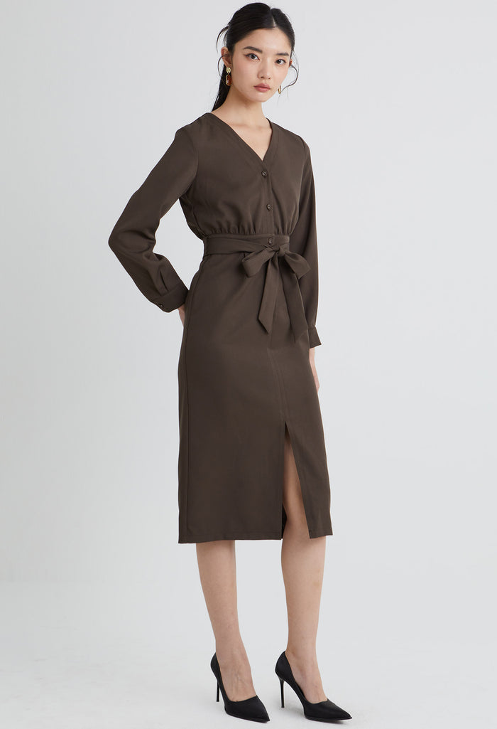 Serene Muse Midi Dress