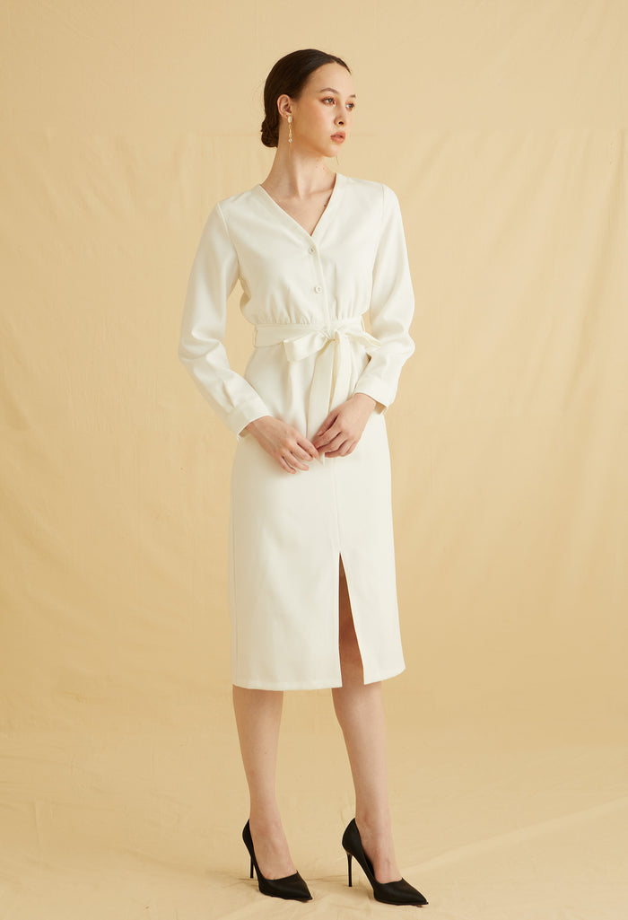 Serene Muse Midi Dress