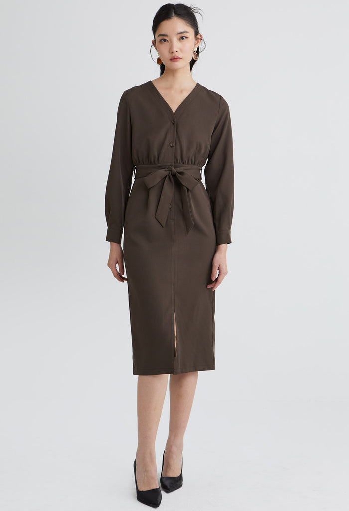 Serene Muse Midi Dress