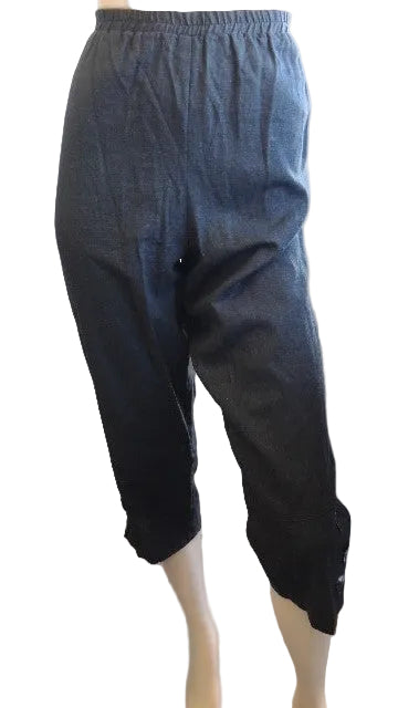 Shelz Linen Blend 3/4 length pant