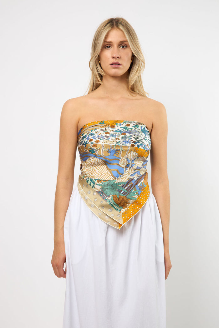 Silk Scarf Sunrise Large