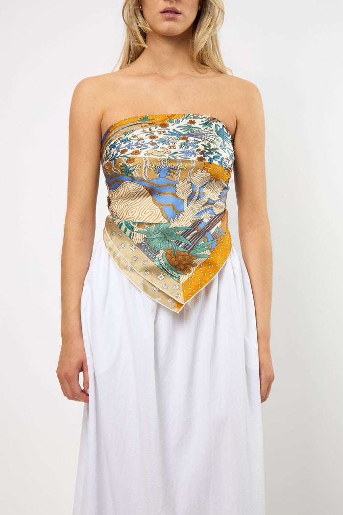 Silk Scarf Sunrise Large