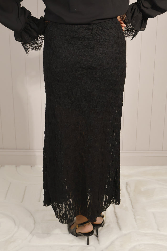 Silvana Lace Skirt Black