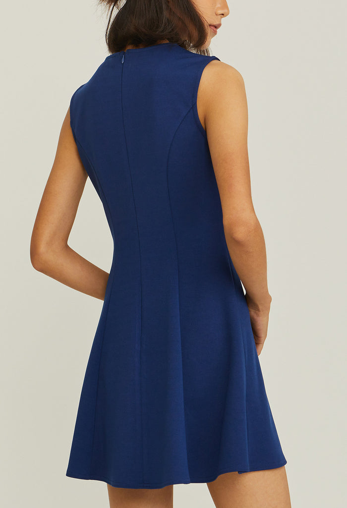 Sleeveless Flared Skater Dress