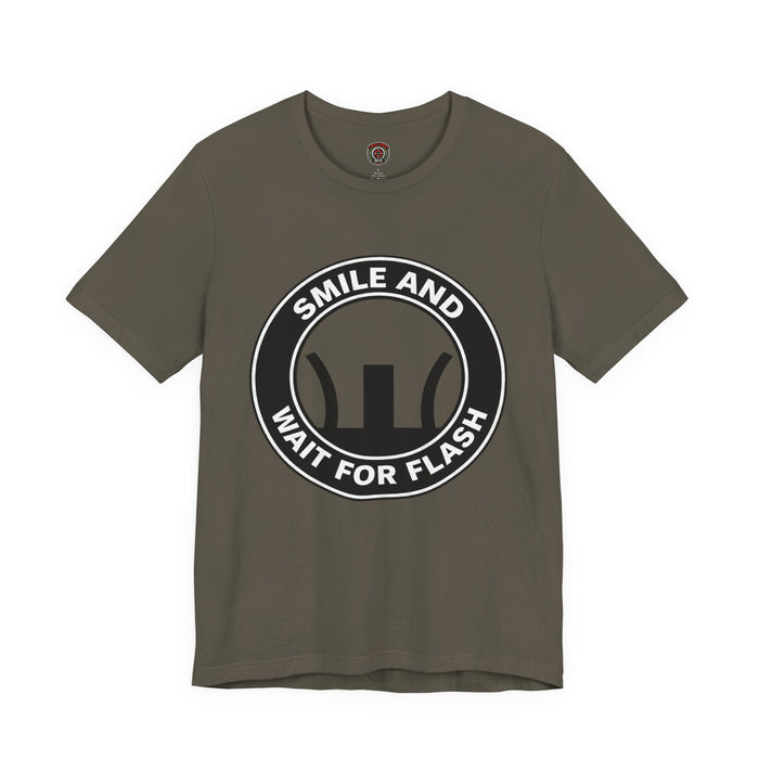 😎💥 Smile and Wait for Flash Tee 💥😎