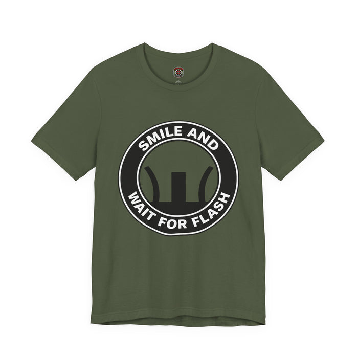 😎💥 Smile and Wait for Flash Tee 💥😎