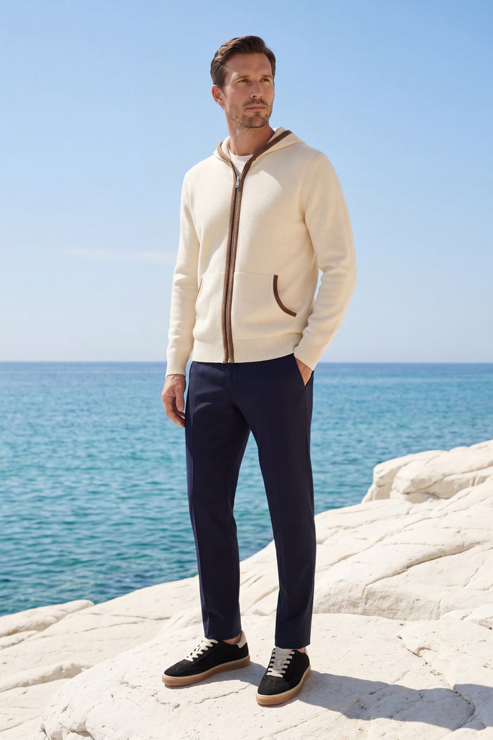 Sorano Hooded Cardigan Cream
