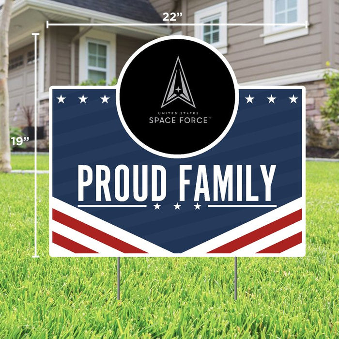 Space Force Proud Family Lawn Sign*