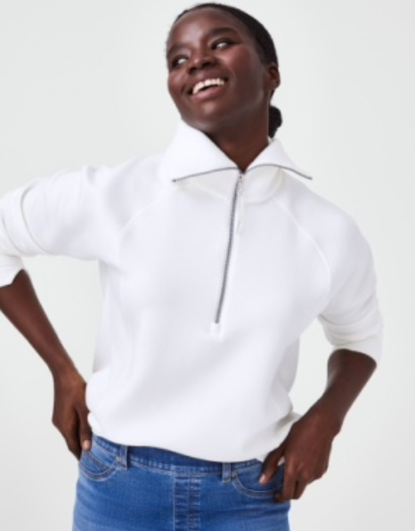 Spanx Air Essentials Half Zip Pullover