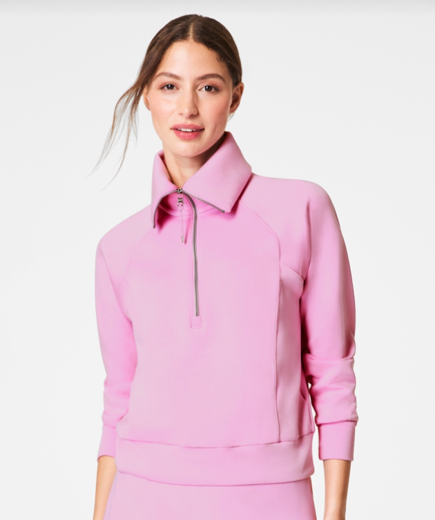 Spanx Air Essentials Half Zip Pullover