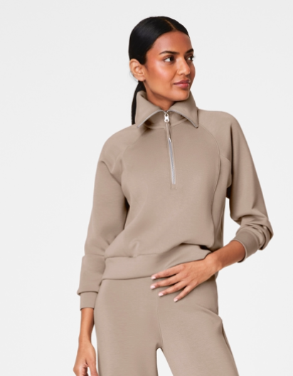 Spanx Air Essentials Half Zip Pullover