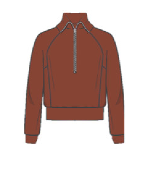 Spanx Air Essentials Half Zip Pullover