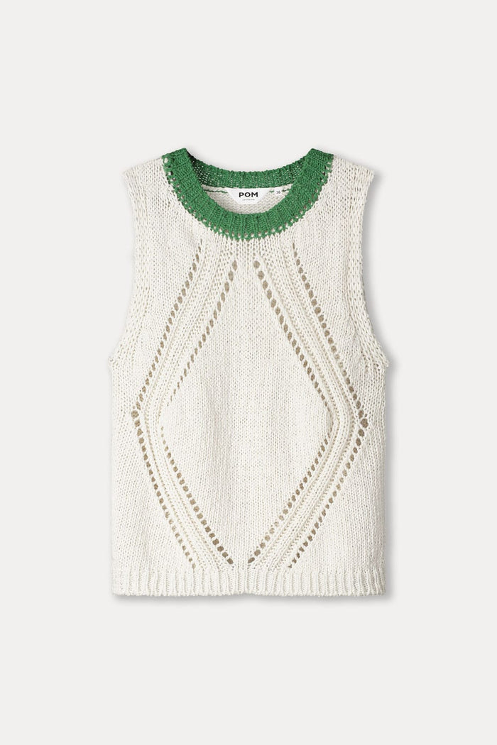 POM Amsterdam Spencers SPENCER - Colourblock White