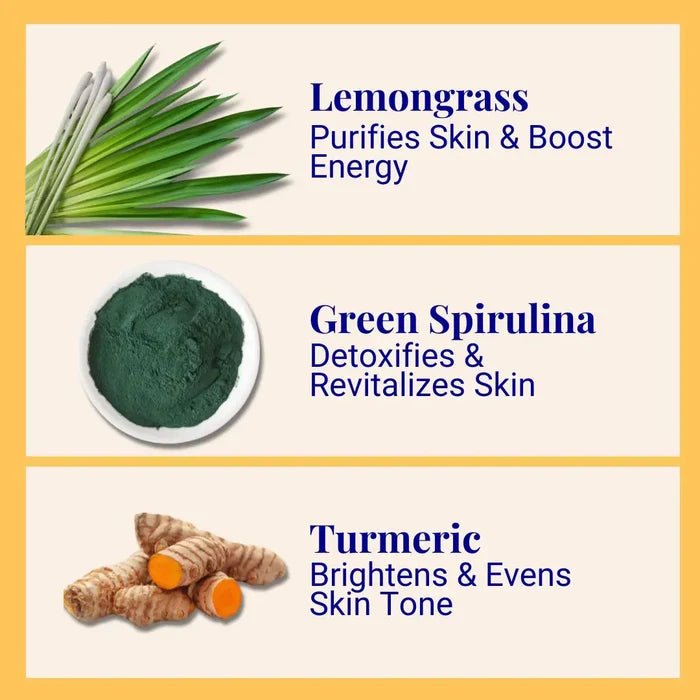 Starter Kit (140x Washes) - Energising Body Foam Wash For All Skin Types Lemongrass & Turmeric
