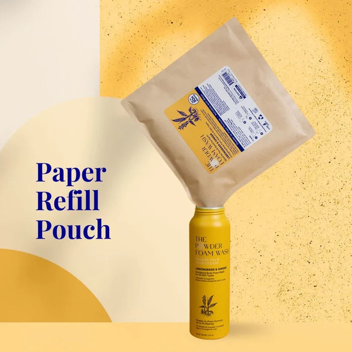 Starter Kit (140x Washes) - Energising Body Foam Wash For All Skin Types Lemongrass & Turmeric