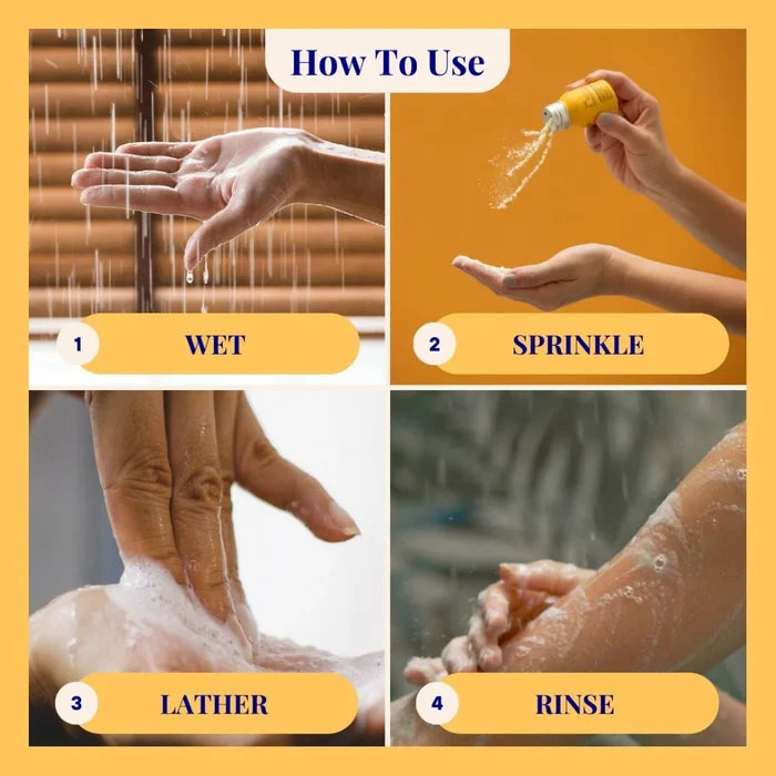 Starter Kit (140x Washes) - Energising Body Foam Wash For All Skin Types Lemongrass & Turmeric