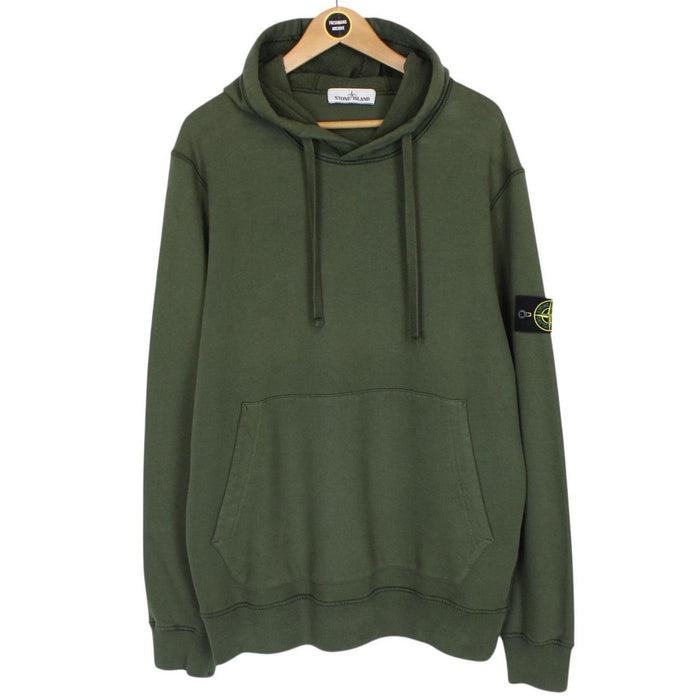 Stone Island AW 2020 Green Cotton Hoodie Jumper