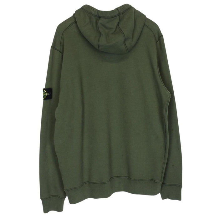 Stone Island AW 2020 Green Cotton Hoodie Jumper