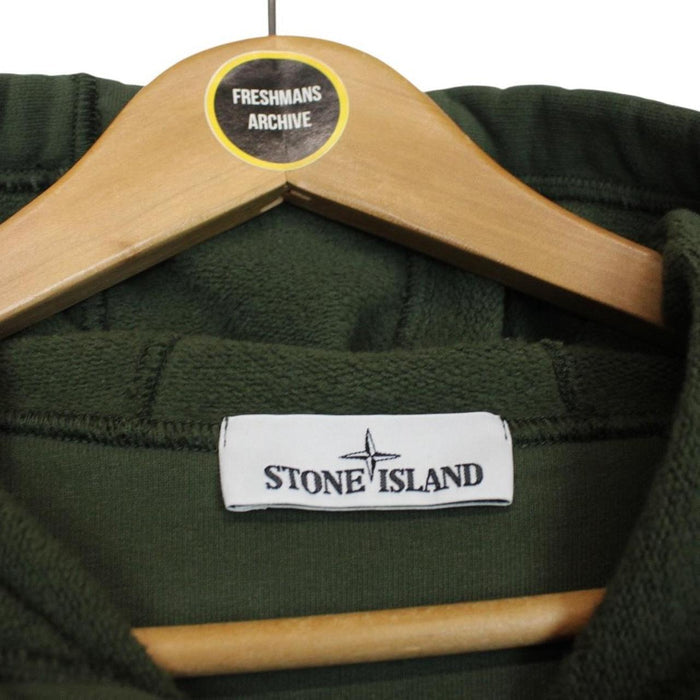 Stone Island AW 2020 Green Cotton Hoodie Jumper