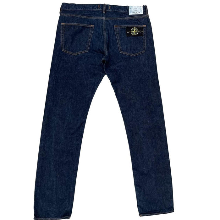 Stone Island SS 2017 Navy Blue Slim Fit Denim Jeans