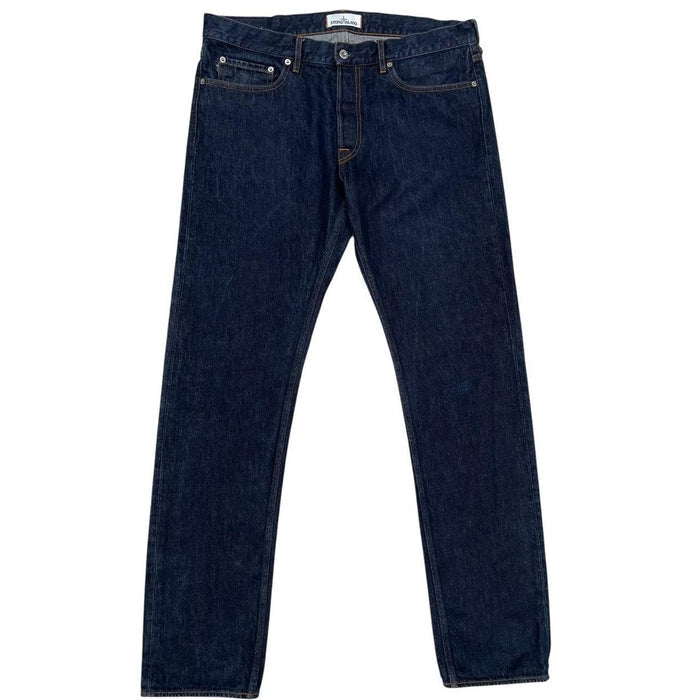 Stone Island SS 2017 Navy Blue Slim Fit Denim Jeans