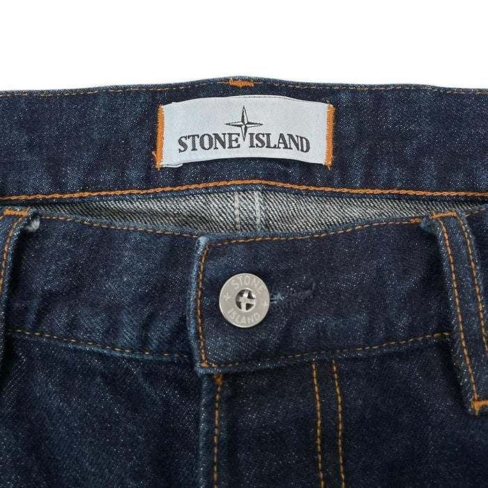 Stone Island SS 2017 Navy Blue Slim Fit Denim Jeans