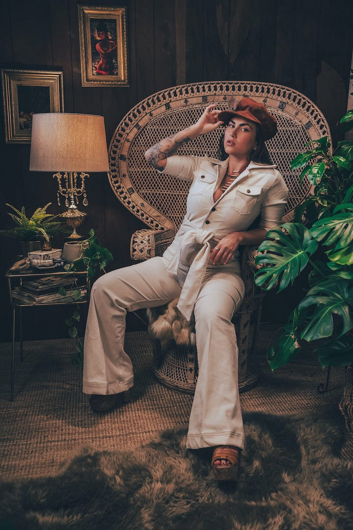 Soul Sister Since 1969 - Paper Girl Hat - Tobacco