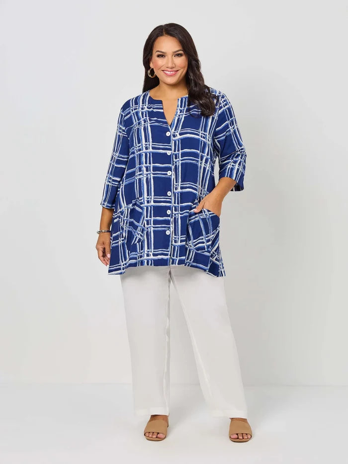 Swish Navy Trax Top