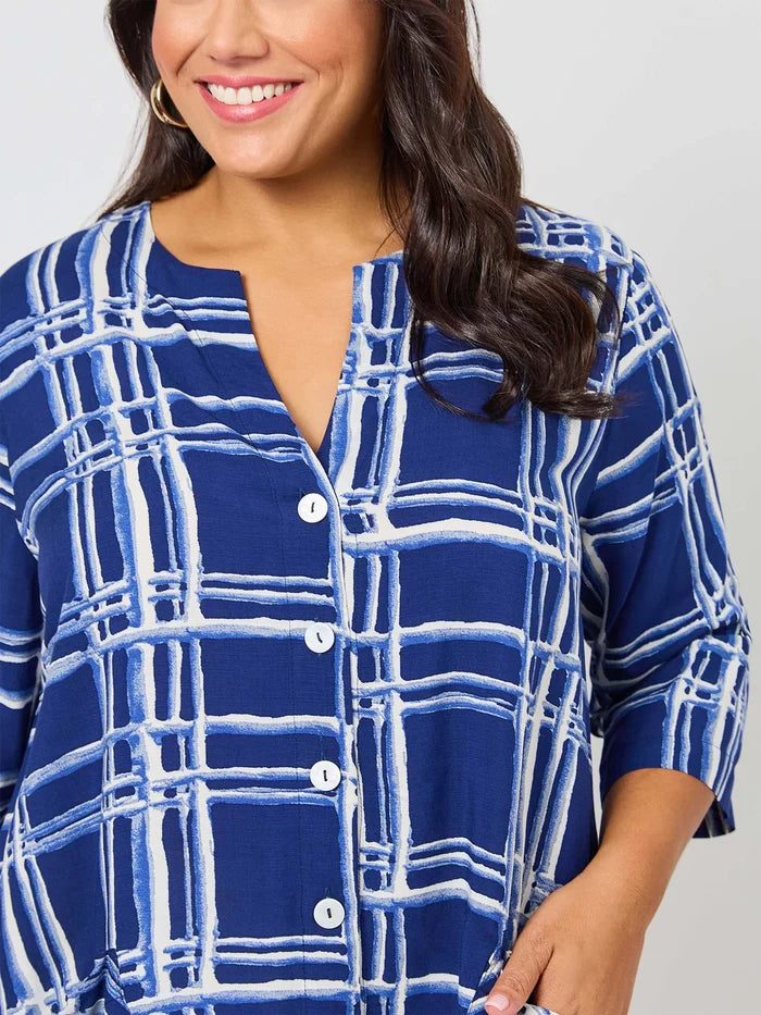 Swish Navy Trax Top