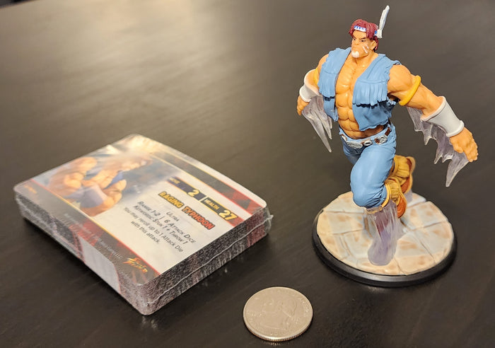 T. Hawk Street Fighter Jasco 4" Statue Figurine + UFS Card Pack (Sealed)
