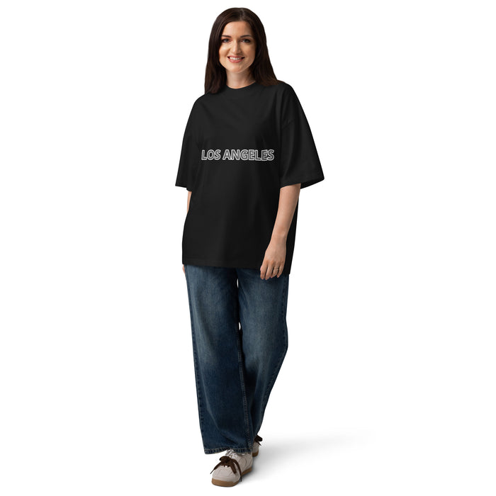 T-shirt oversize Los Angeles Superior Bleu Marine face - logo Los Angeles imprimé sur la poitrine