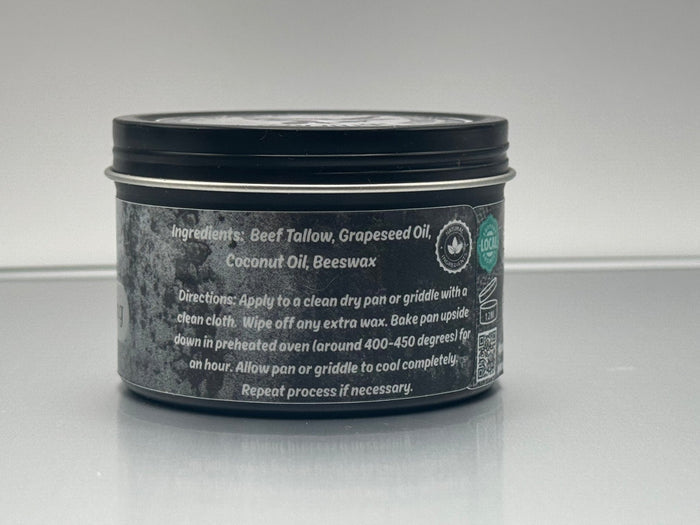 Tallow Cast Iron Seasoning - Naturally Lathered Tallow Co.