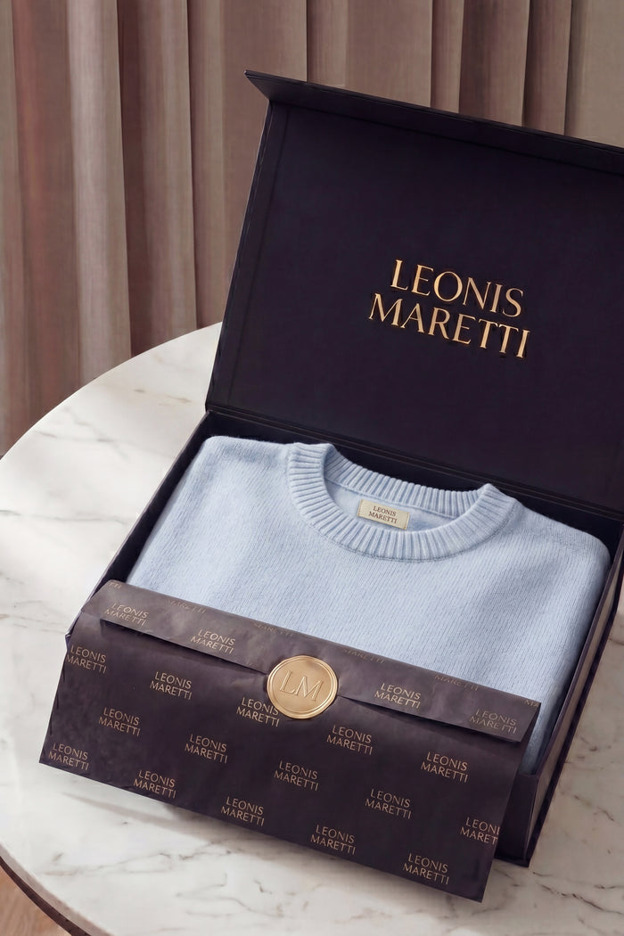 Taviani Cashmere Knit Light Blue