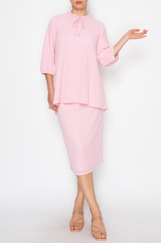 Textured Lace Tunic-3 Colors