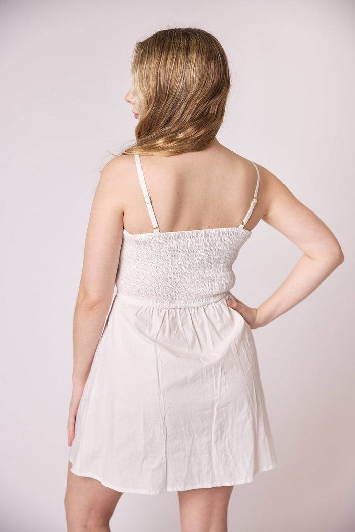 The Cove Mini Dress - White