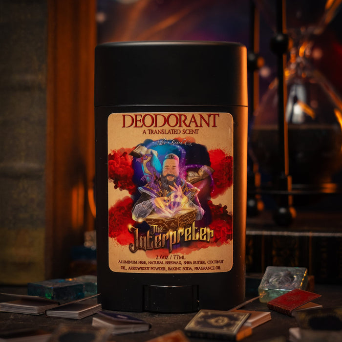 The Interpreter - Deodorant - Warm Amber Resin, Crisp Grapefruit, Dusky Lavender
