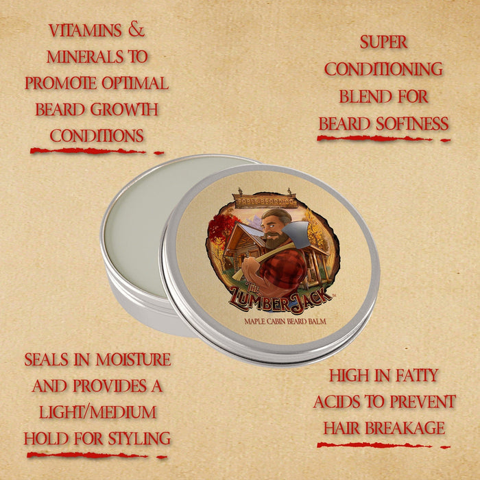 The Lumberjack - Complete Balm Kit - Rich Maple Syrup, Fragrant Maple Leaves, & Soft Cabin Woods