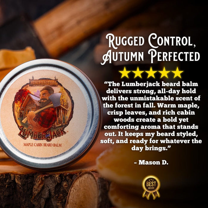 The Lumberjack - Complete Balm Kit - Rich Maple Syrup, Fragrant Maple Leaves, & Soft Cabin Woods