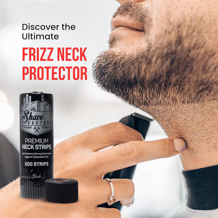 The Shave Factory Premium Black Neck Strip - Halskrause 5er Rolle ( 500 Stück )