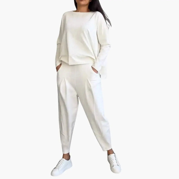 Thea | Two-piece set with round neck