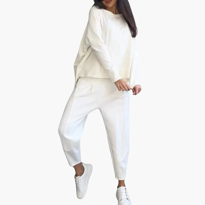 Thea | Two-piece set with round neck