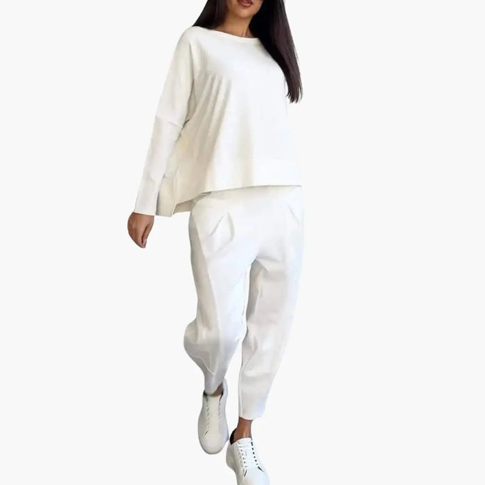 Thea | Two-piece set with round neck