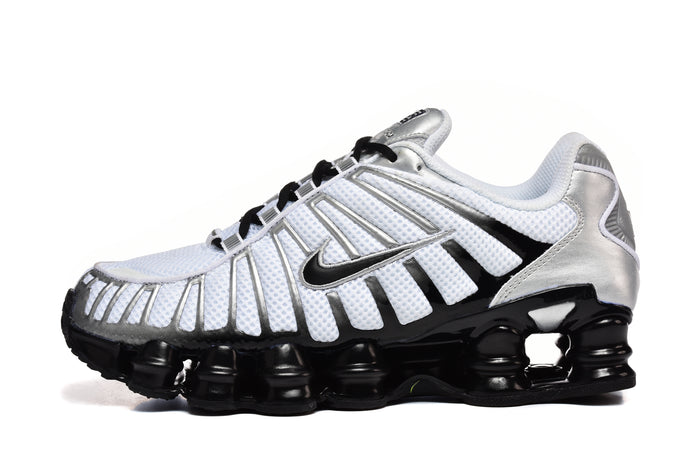 TL White Metallic Silver Black
