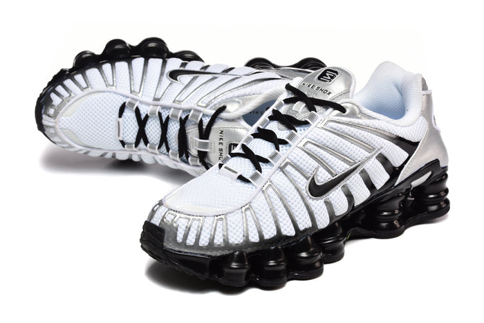 TL White Metallic Silver Black