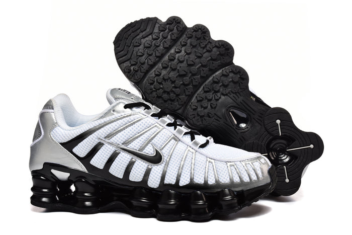 TL White Metallic Silver Black